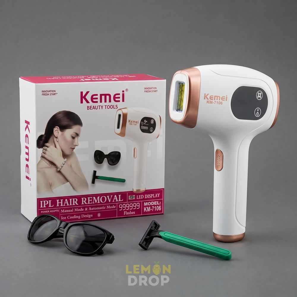 Фотоепілятор для домашнього видалення волосся Kemei KM-7106 0260 фото