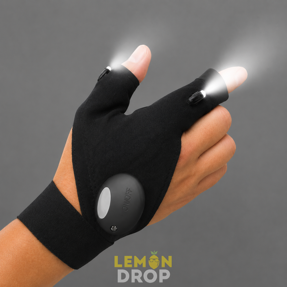 Рукавички з вбудованим ліхтариком Glove Light 0090 фото