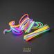 Неонові палички-браслети Glow Stick, що світяться, 100 шт. в блоці, світлові ХІС-палички для вечірок, свят та розваг 1297 фото