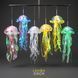Декоративний світильник Jellyfish (медуза з підсвічуванням, 10 LED, тепле світло). 1311 фото